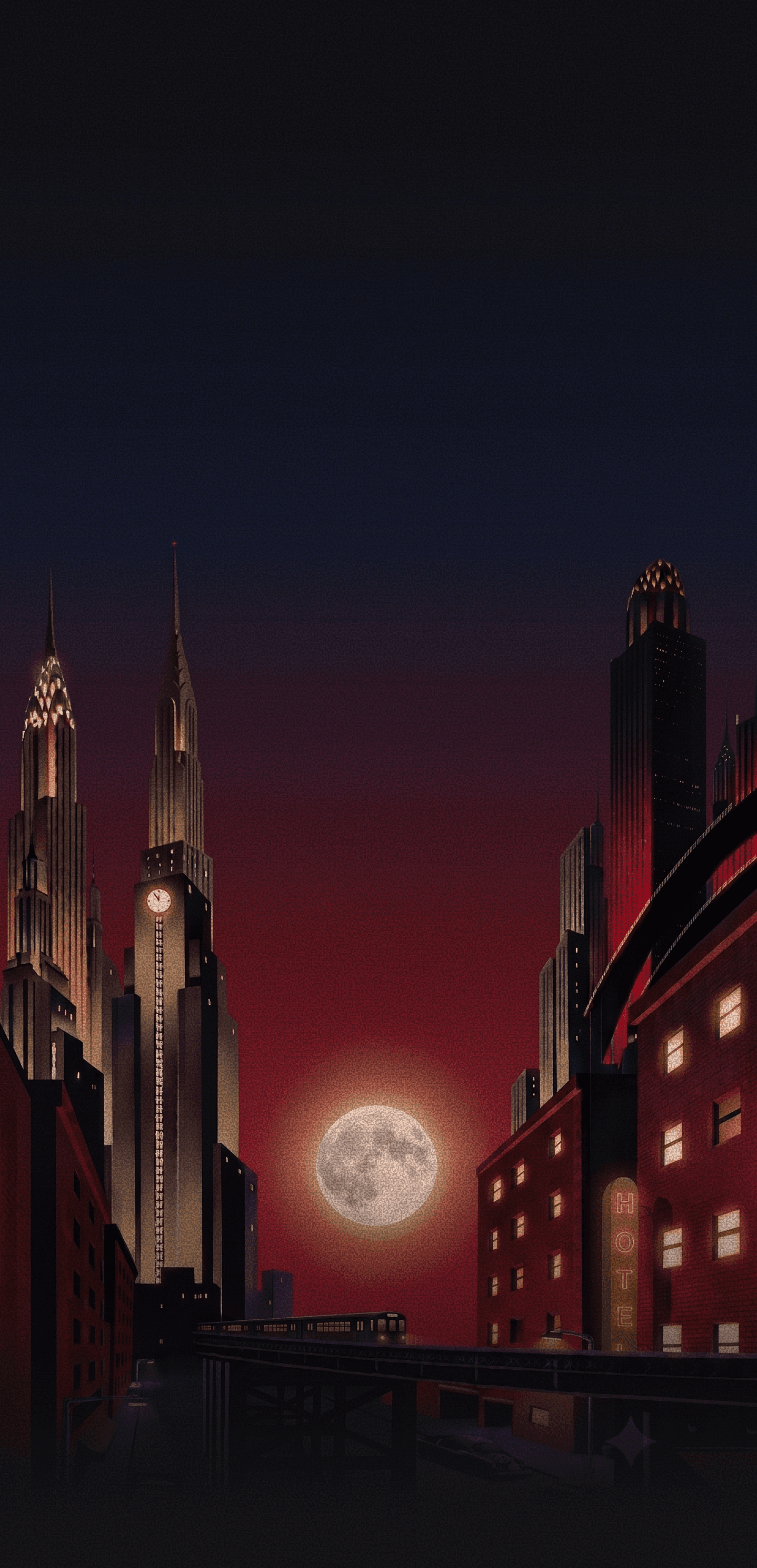 Skyline de Gotham à meia-noite — Symphony of Night